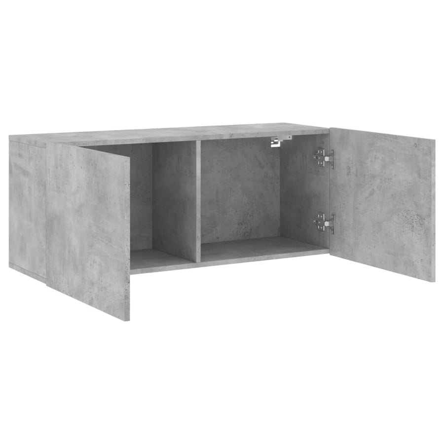Tv-Meubel Wandgemonteerd 1 100 x 30 x 41 cm Betongrijs