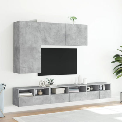 Tv-Meubel Wandgemonteerd 1 100 x 30 x 41 cm Betongrijs