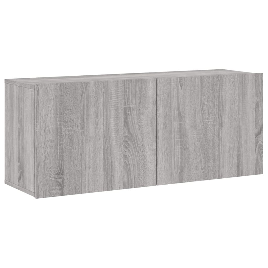 Tv-Meubel Wandgemonteerd 100X30X41 Cm Eikenkleurig 1