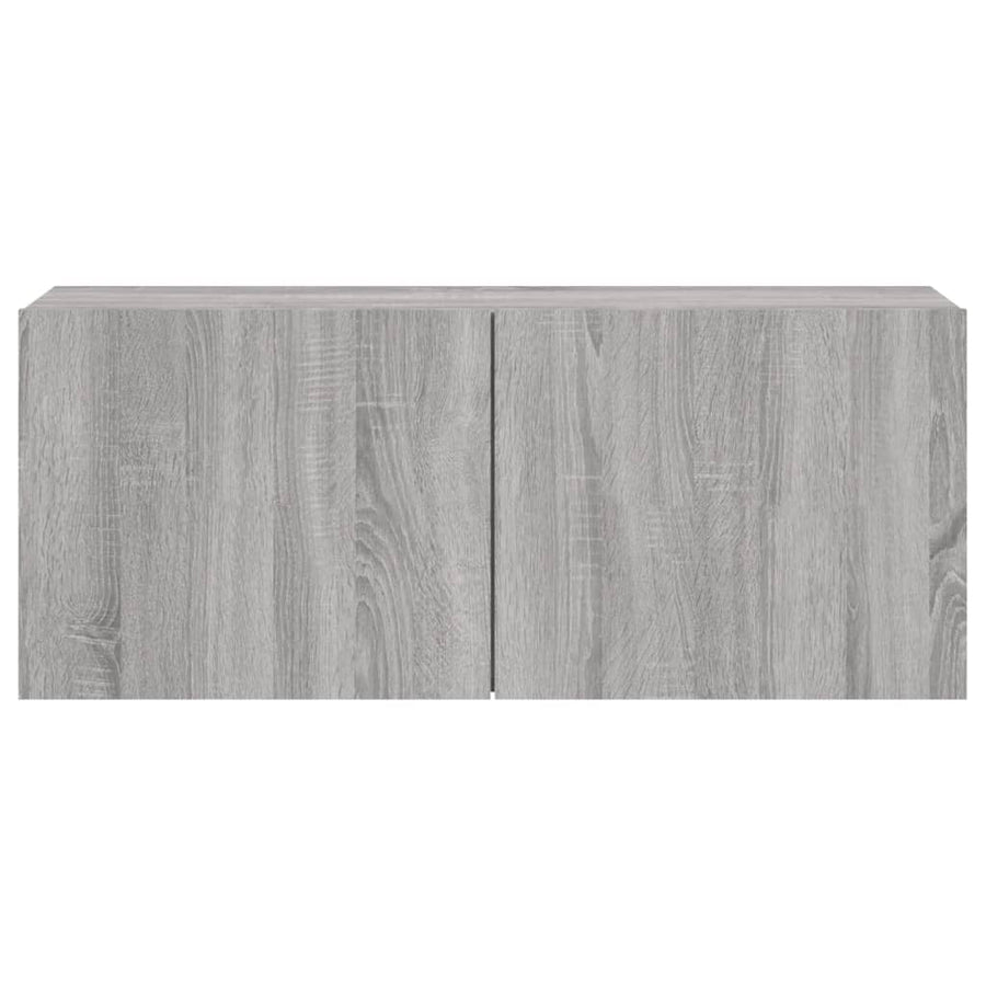 Tv-Meubel Wandgemonteerd 100X30X41 Cm Eikenkleurig 1