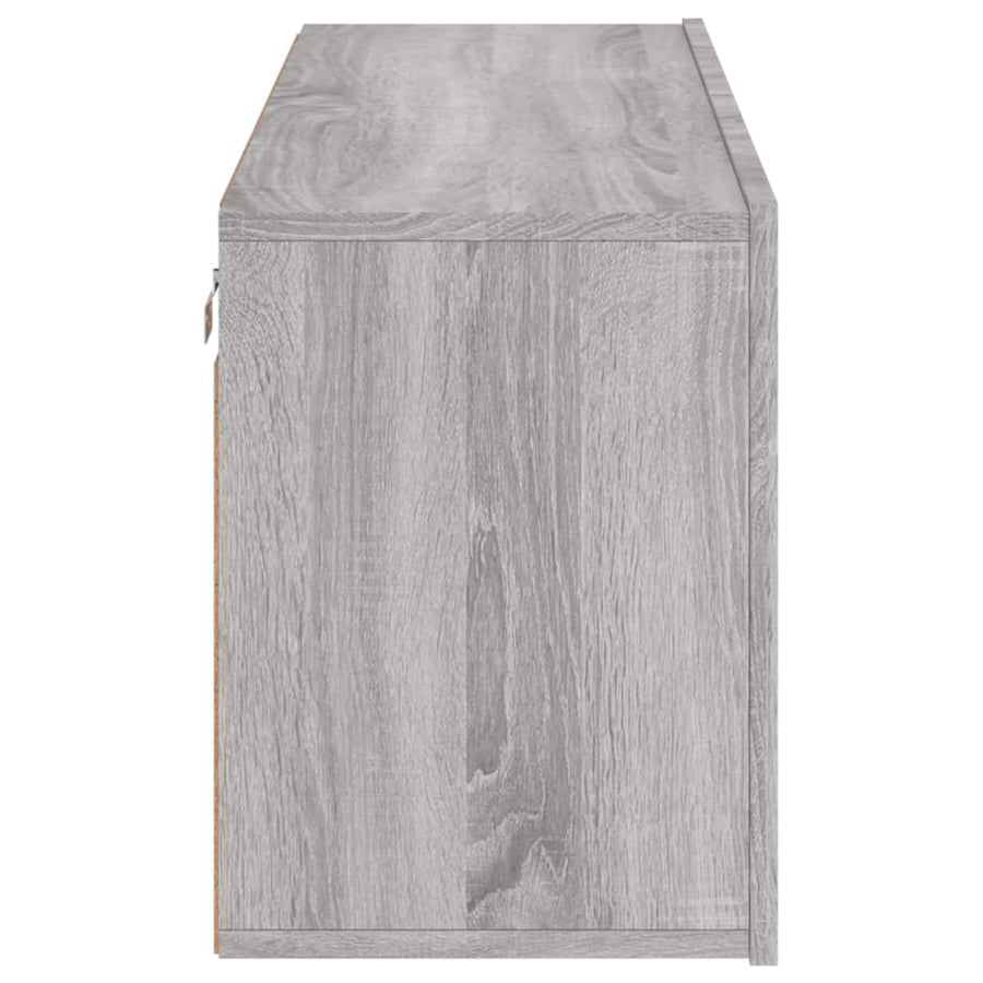 Tv-Meubel Wandgemonteerd 100X30X41 Cm Eikenkleurig 1
