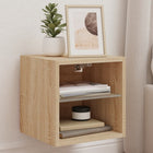 Tv-wandmeubel 30x28,5x30 cm sonoma eiken