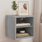 Tv-wandmeubel 30x28,5x30 cm grijs sonoma