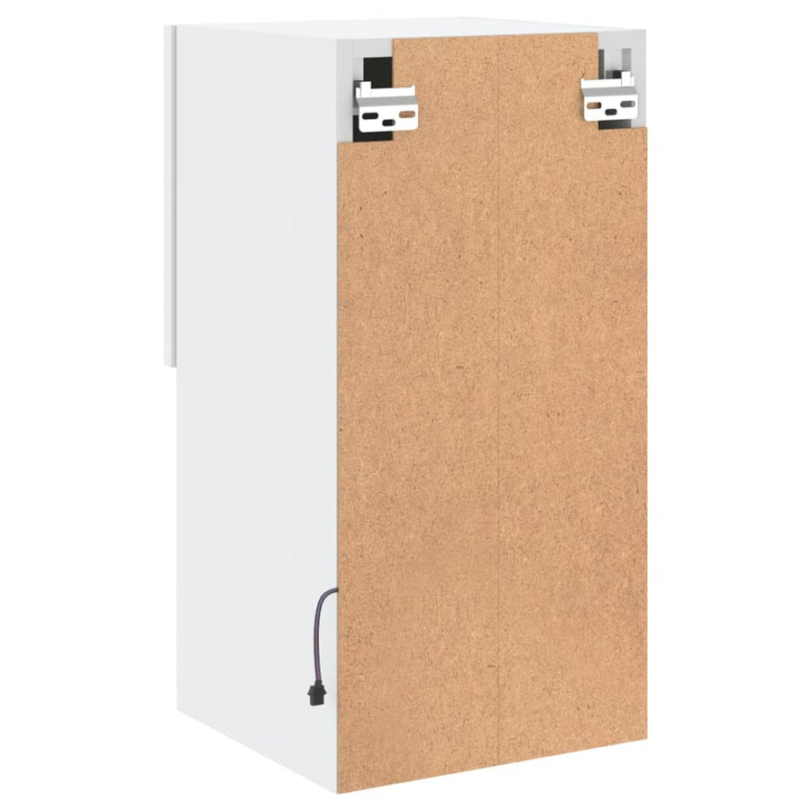 Tv-Meubelen Met Led-Verlichting 30,5X30X60 Cm 2 30.5 x 30 x 60 cm Wit