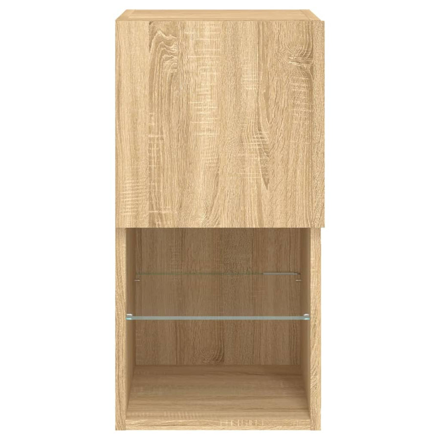 Tv-Meubelen Led-Verlichting 30,5X30X Sonoma Eiken 2 30.5 cm 60 cm