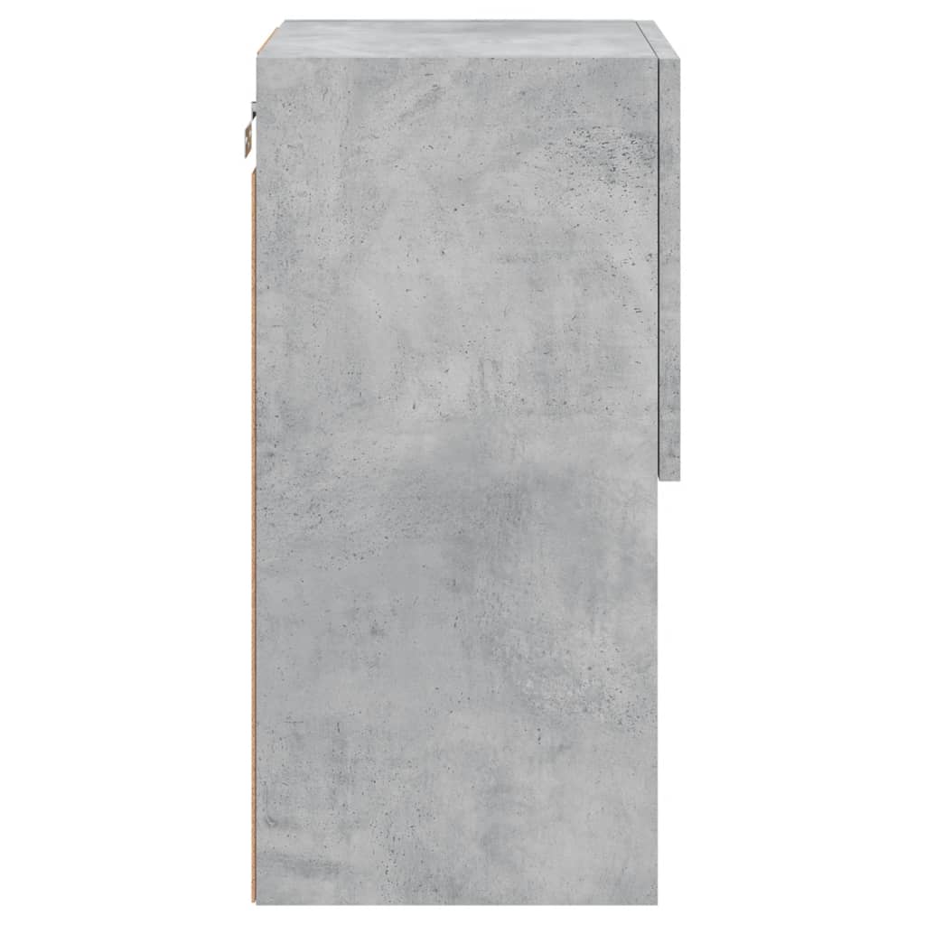 Tv-Meubelen Met Led-Verlichting 30,5X30X60 Cm 2 30.5 x 30 x 60 cm Betongrijs