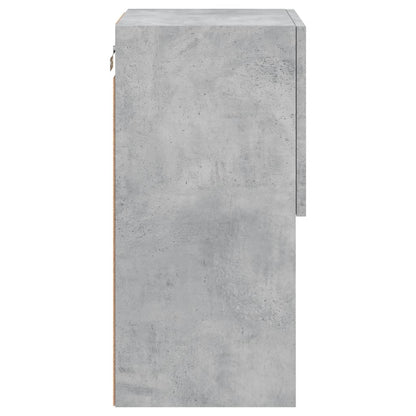 Tv-Meubelen Met Led-Verlichting 30,5X30X60 Cm 2 30.5 x 30 x 60 cm Betongrijs