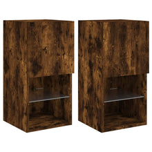 Tv-Meubelen Led-Verlichting 30,5X30X Gerookt Eiken 2 30.5 cm 60 cm