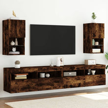 Tv-Meubelen Led-Verlichting 30,5X30X Gerookt Eiken 2 30.5 cm 60 cm