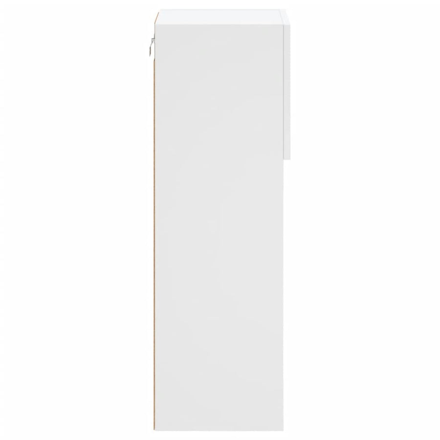 Tv-Meubel Met Led-Verlichting 30,5X30X90 Cm 1 30.5 x 30 x 90 cm Wit