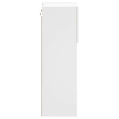 Tv-Meubels Met Led-Verlichting 30,5X30X90 Cm 2 30.5 x 30 x 90 cm Wit