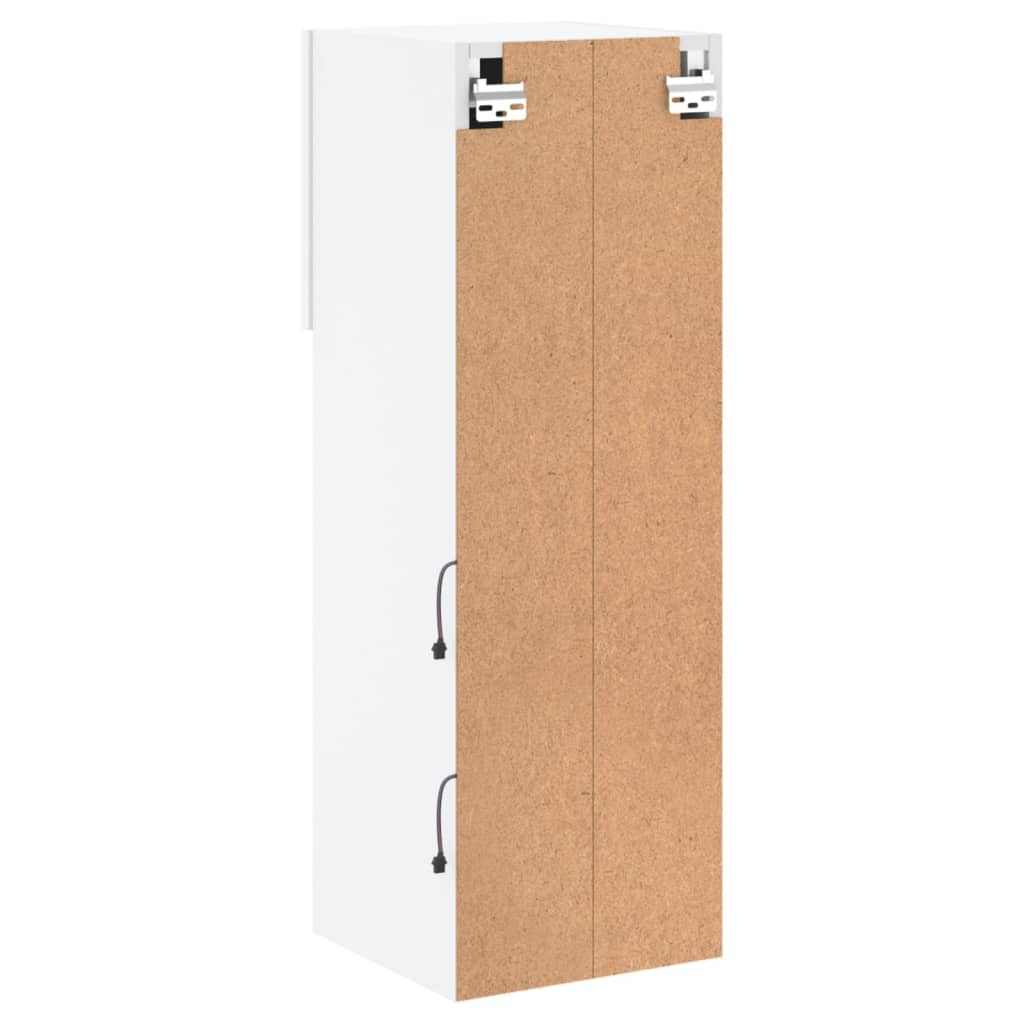 Tv-Meubels Met Led-Verlichting 30,5X30X90 Cm 2 30.5 x 30 x 90 cm Wit