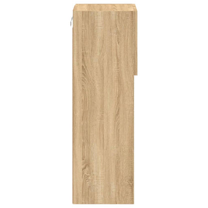 Tv-Meubels Met Led-Verlichting 30,5X30X90 Cm 2 30.5 x 30 x 90 cm Sonoma eiken