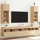 Tv-meubels 2 st 30,5x30x90 cm sonoma eiken