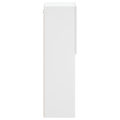 Tv-Meubels Met Led-Verlichting 30,5X30X10 Cm 2 30.5 x 30 x 102 cm Wit