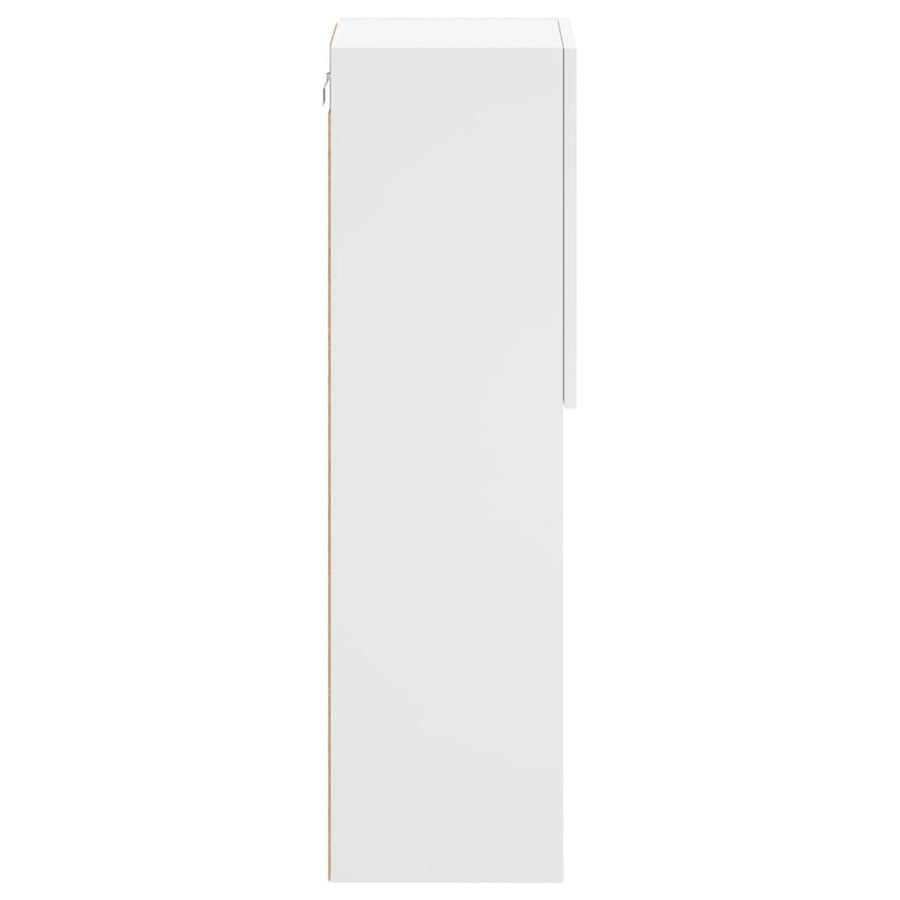 Tv-Meubels Met Led-Verlichting 30,5X30X10 Cm 2 30.5 x 30 x 102 cm Wit