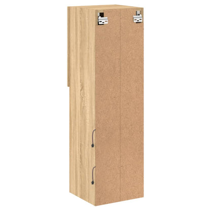 Tv-Meubel Met Led-Verlichting 30,5X30X02 Cm Kleur 1 30.5 x 30 x 102 cm Sonoma eiken