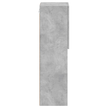 Tv-Meubels Met Led-Verlichting 30,5X30X10 Cm 2 30.5 x 30 x 102 cm Betongrijs