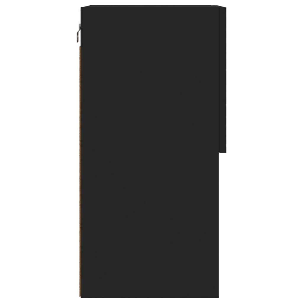 Tv-Meubel Met Led-Verlichting 40,5X30X60 Cm 1 40.5 x 30 x 60 cm Zwart