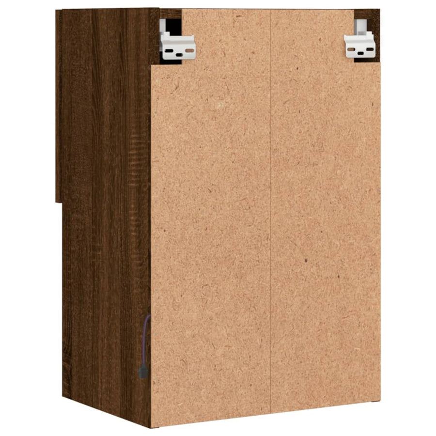 Tv-Meubel Led-Verlichting 40,5X30X60 Cm Bruineikenkleurig 1 40.5 x 30 x 60 cm bruin eikenkleur