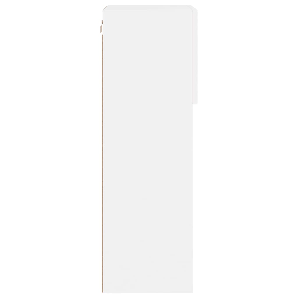 Tv-Meubels Met Led-Verlichting 40,5X30X90 Cm 2 40.5 x 30 x 90 cm Wit