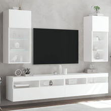 Tv-Meubels Met Led-Verlichting 40,5X30X90 Cm 2 40.5 x 30 x 90 cm Wit