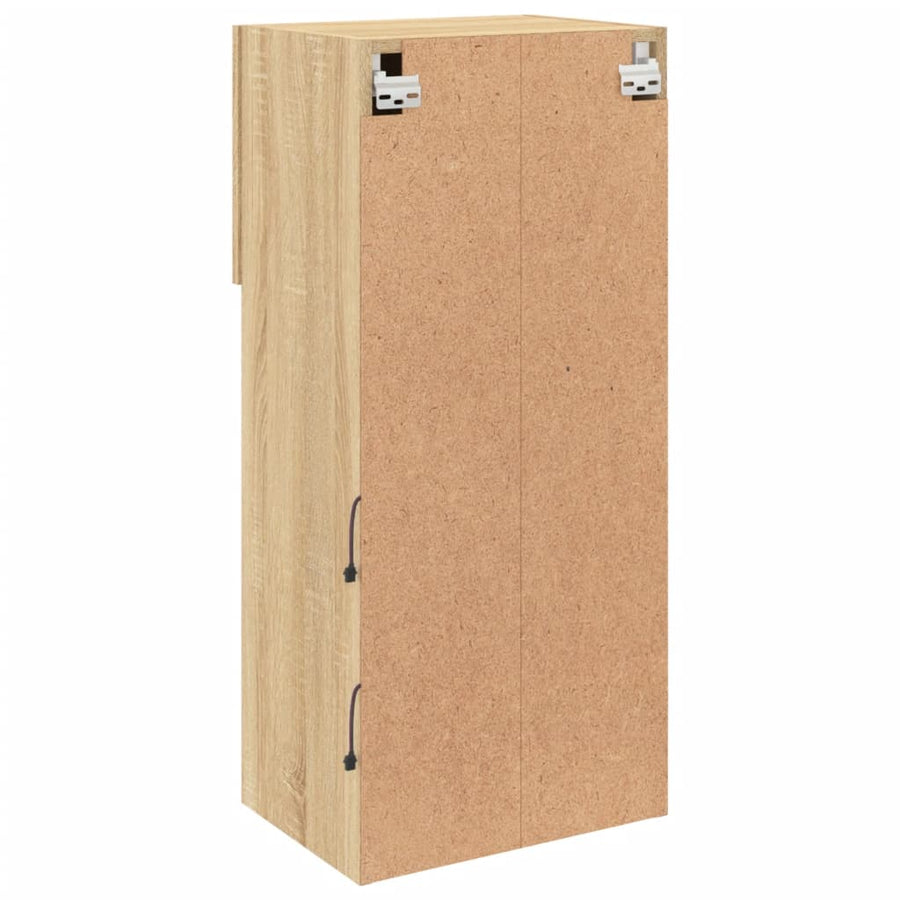 Tv-Meubel Met Led-Verlichting 40,5X30X90 Cm Kleurig 1 40.5 x 30 x 90 cm Sonoma eiken