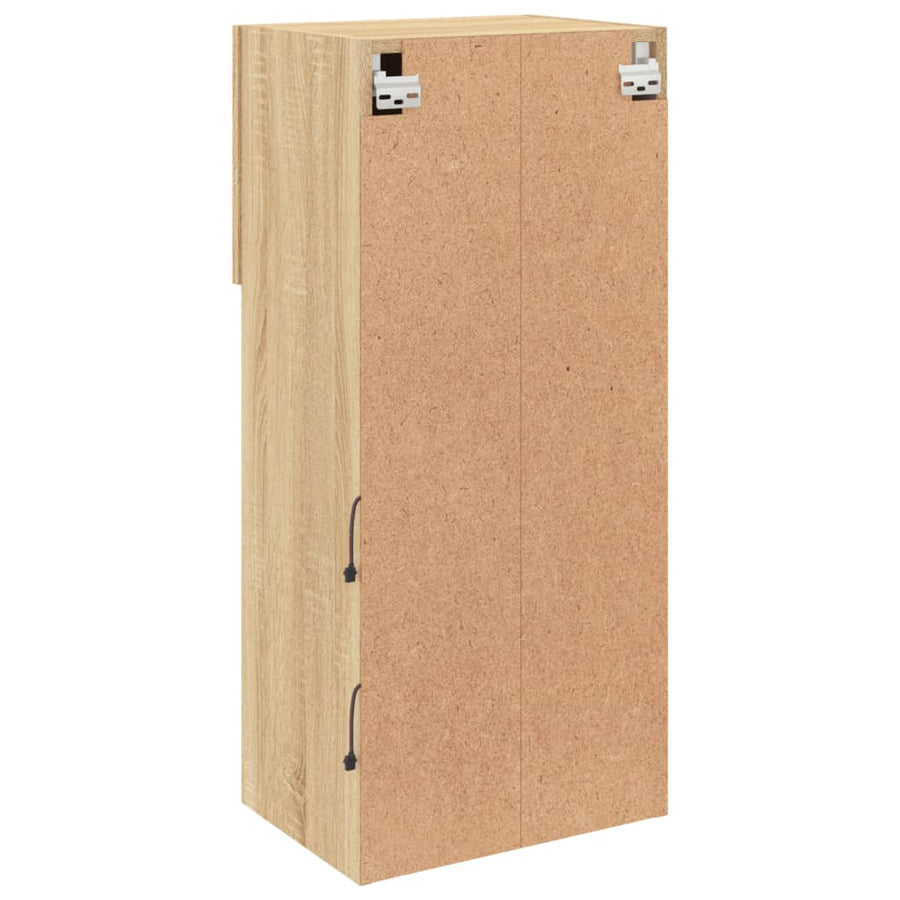 Tv-Meubels Met Led-Verlichting 40,5X30X90 Cm 2 40.5 x 30 x 90 cm Sonoma eiken