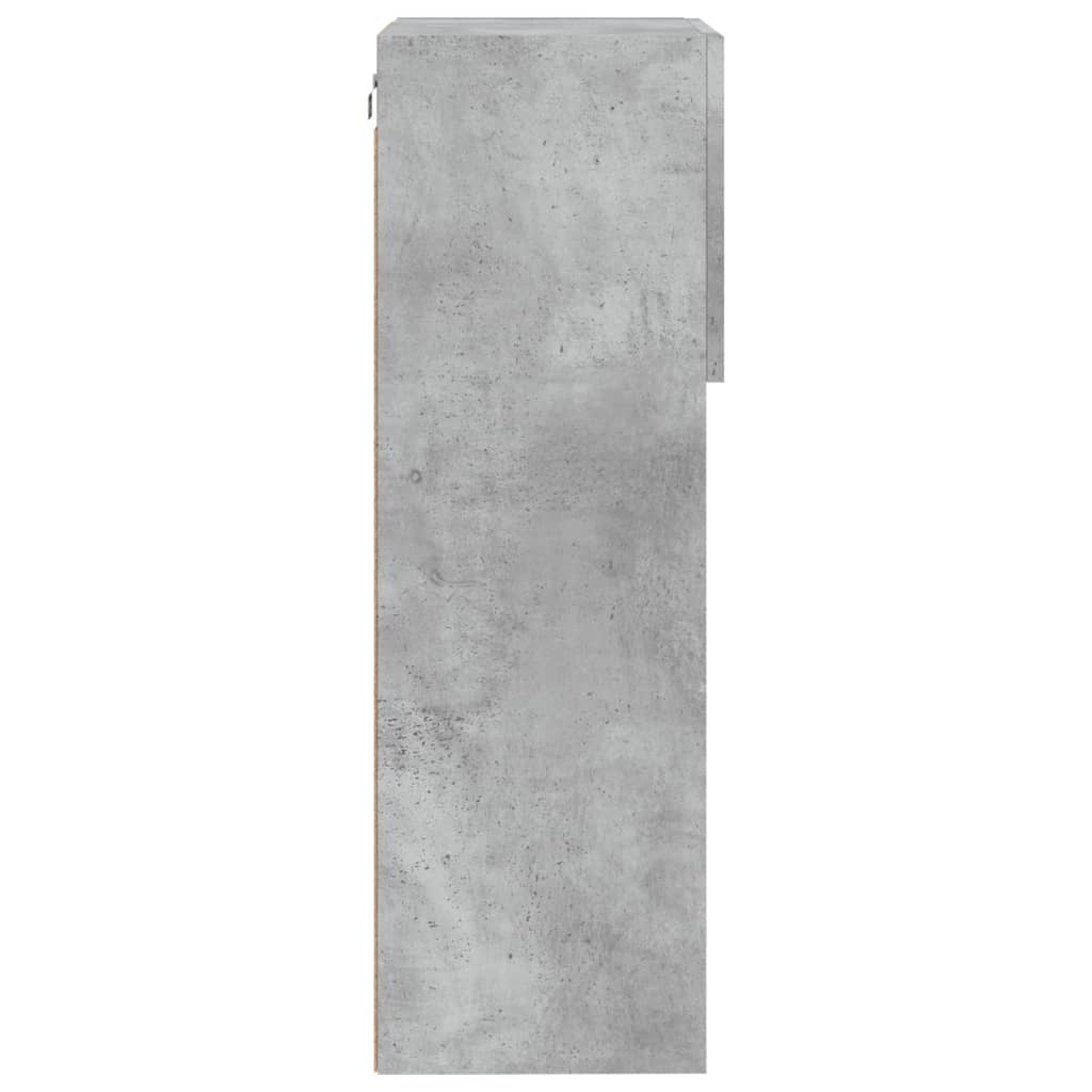 Tv-Meubel Met Led-Verlichting 40,5X30X90 Cm 1 40.5 x 30 x 90 cm Betongrijs