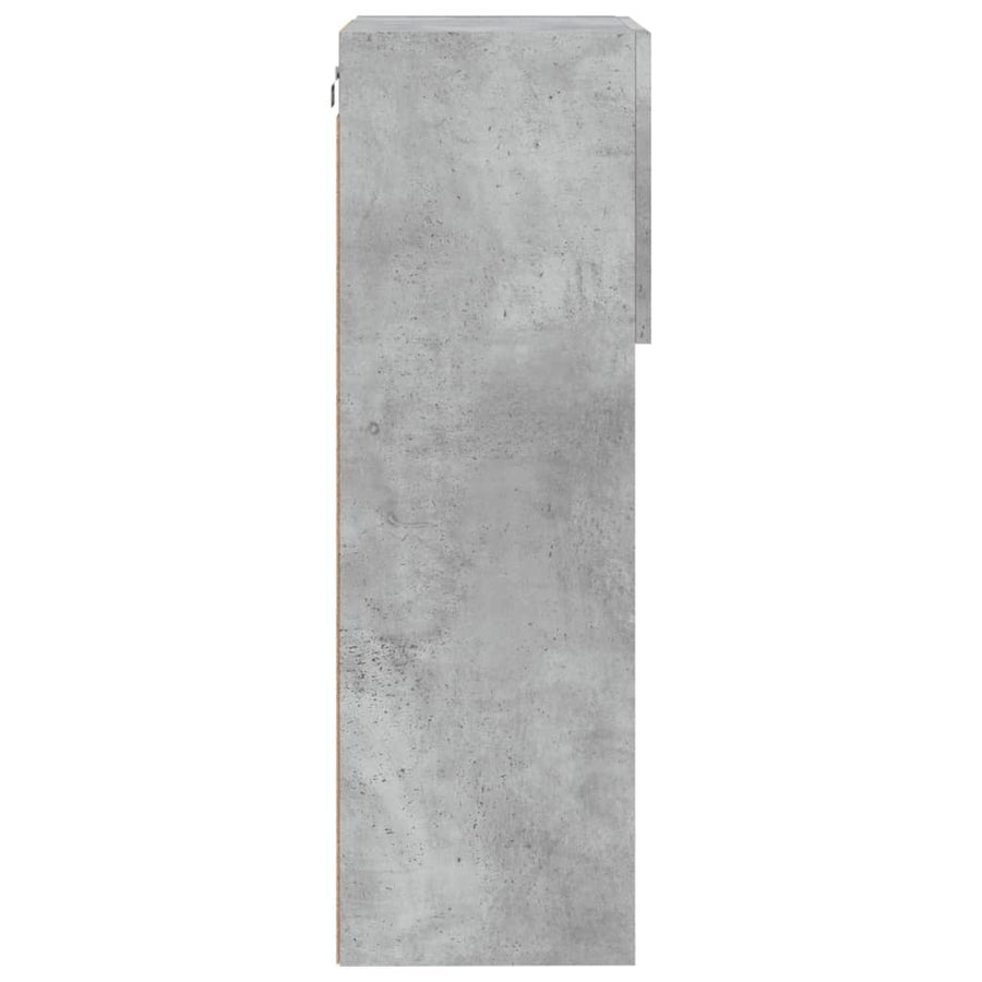 Tv-Meubel Met Led-Verlichting 40,5X30X90 Cm 1 40.5 x 30 x 90 cm Betongrijs