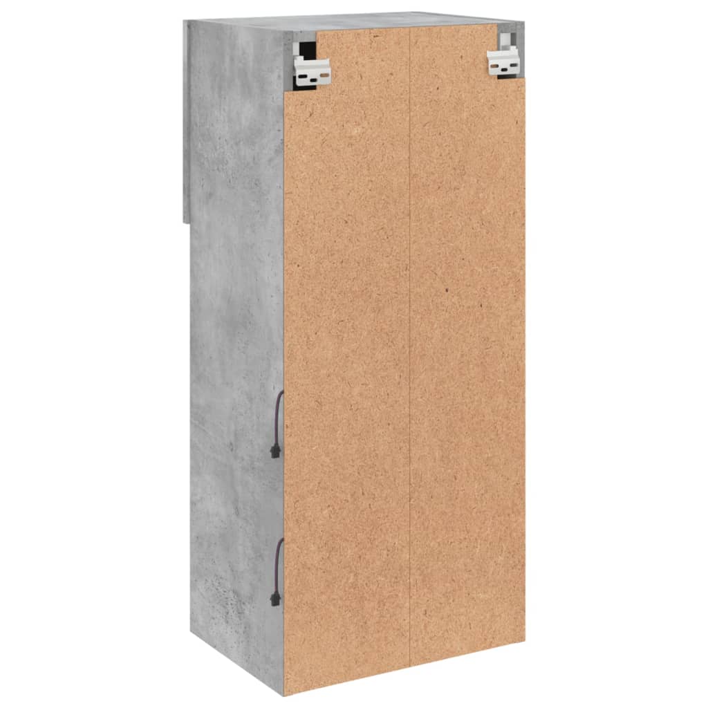 Tv-Meubel Met Led-Verlichting 40,5X30X90 Cm 1 40.5 x 30 x 90 cm Betongrijs