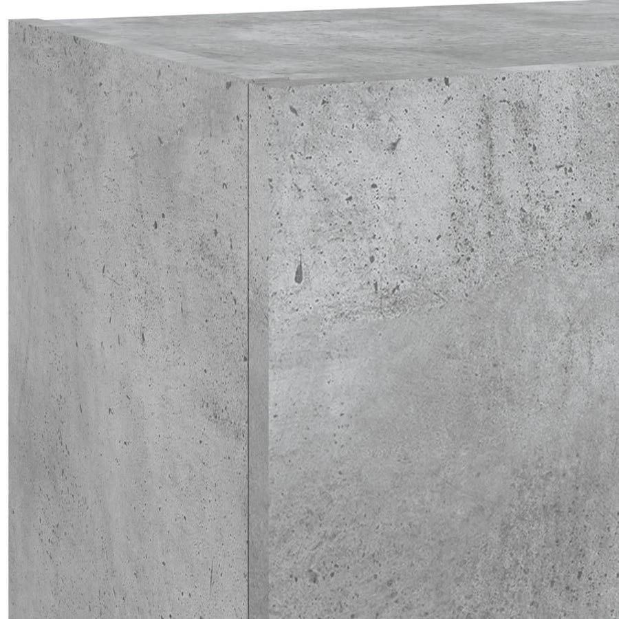 Tv-Meubel Met Led-Verlichting 40,5X30X90 Cm 1 40.5 x 30 x 90 cm Betongrijs