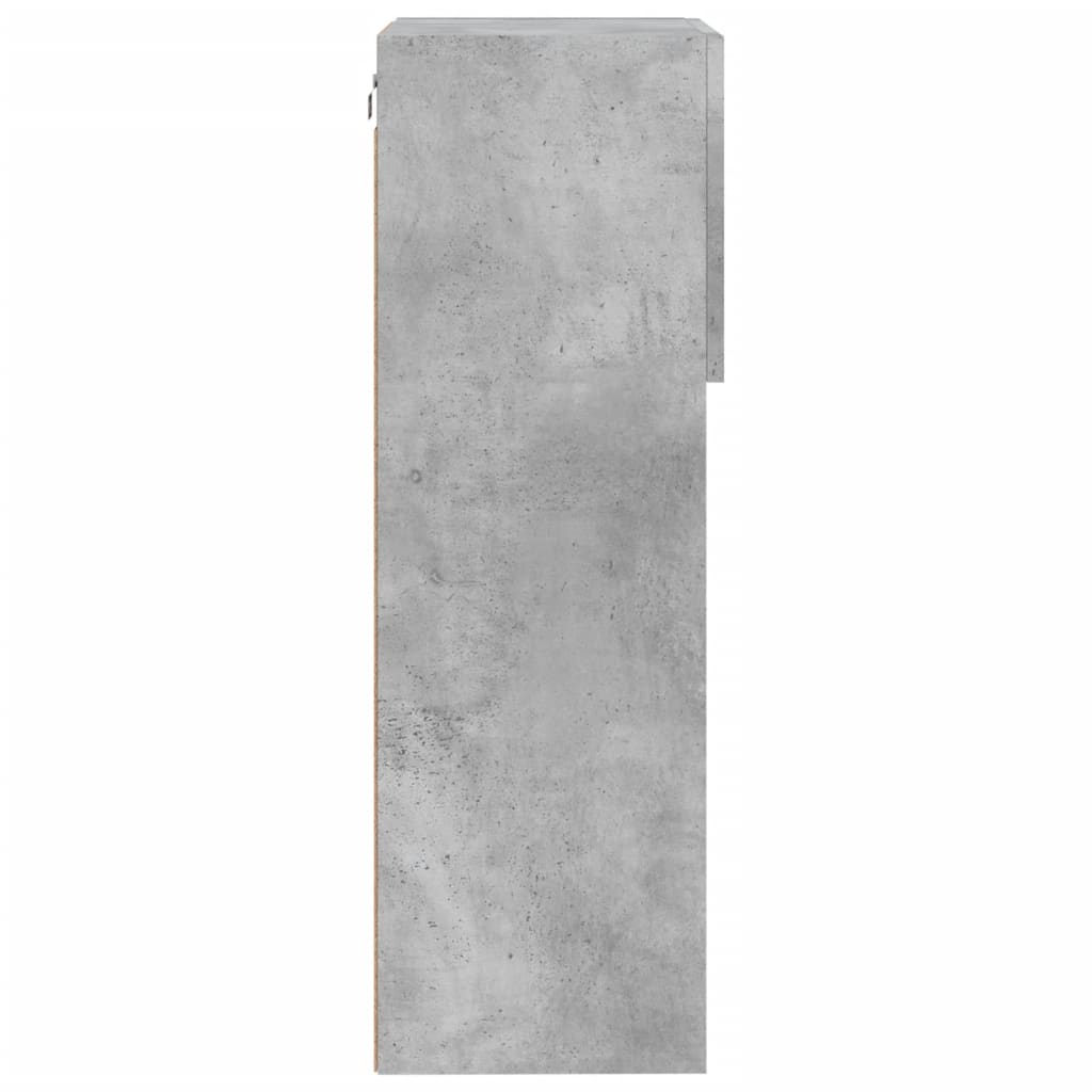 Tv-Meubels Met Led-Verlichting 40,5X30X90 Cm 2 40.5 x 30 x 90 cm Betongrijs