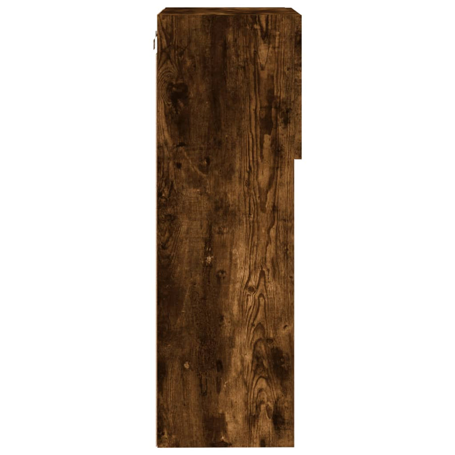 Tv-Meubel Met Led-Verlichting 40,5X30X90 Cm Kleur 1 40.5 x 30 x 90 cm Gerookt eiken