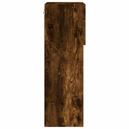 Tv-Meubels Met Led-Verlichting 40,5X30X90 Cm 2 40.5 x 30 x 90 cm Gerookt eiken