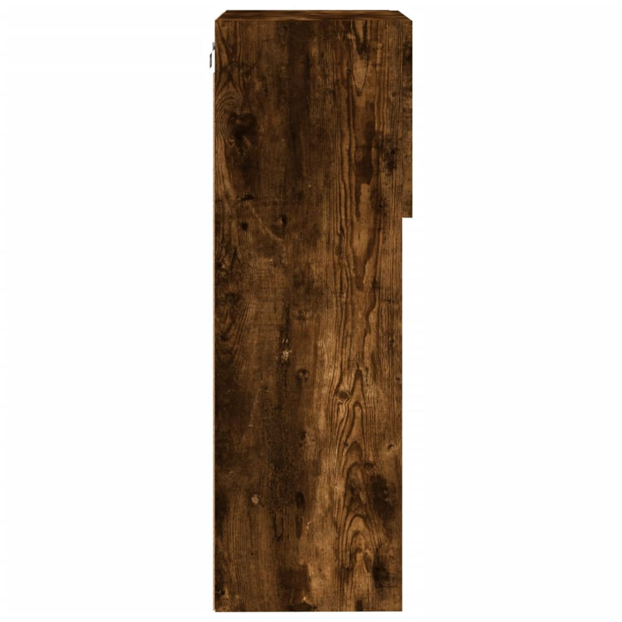 Tv-Meubels Met Led-Verlichting 40,5X30X90 Cm 2 40.5 x 30 x 90 cm Gerookt eiken