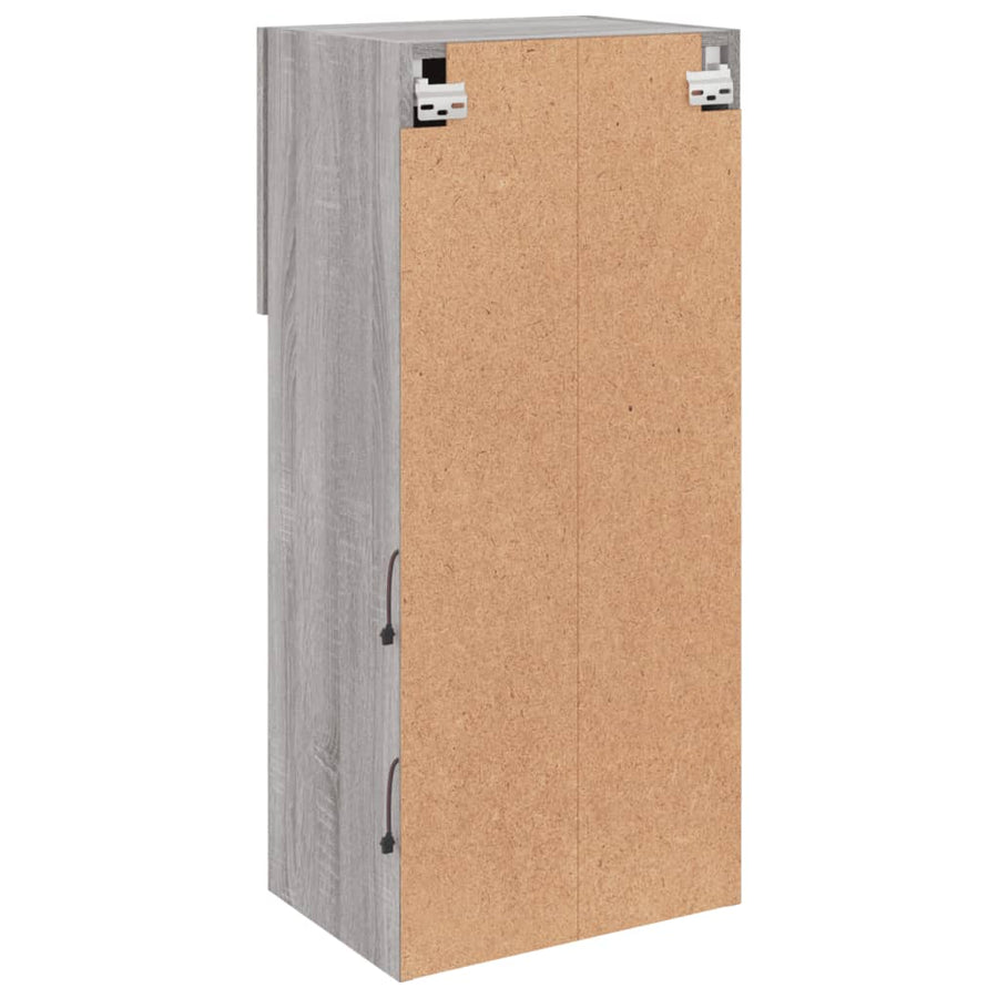 Tv-Meubels Met Led-Verlichting 40,5X30X80 Cm 2 40.5 x 30 x 90 cm Grijs sonoma