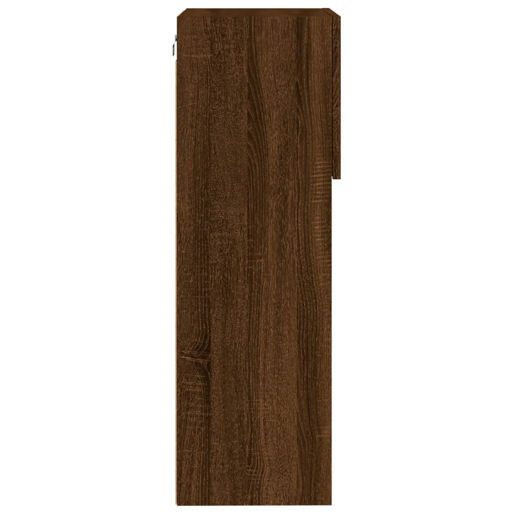 Tv-Meubel Met Led-Verlichting 40,5X30X90 Cm Bruineikenkleurig 1 40.5 x 30 x 90 cm bruin eikenkleur