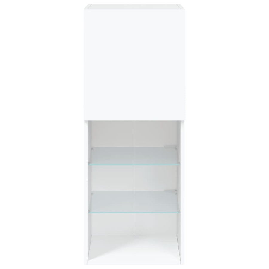 Tv-Meubel Met Led-Verlichting 40,5X30X02 Cm 1 40.5 x 30 x 102 cm Wit