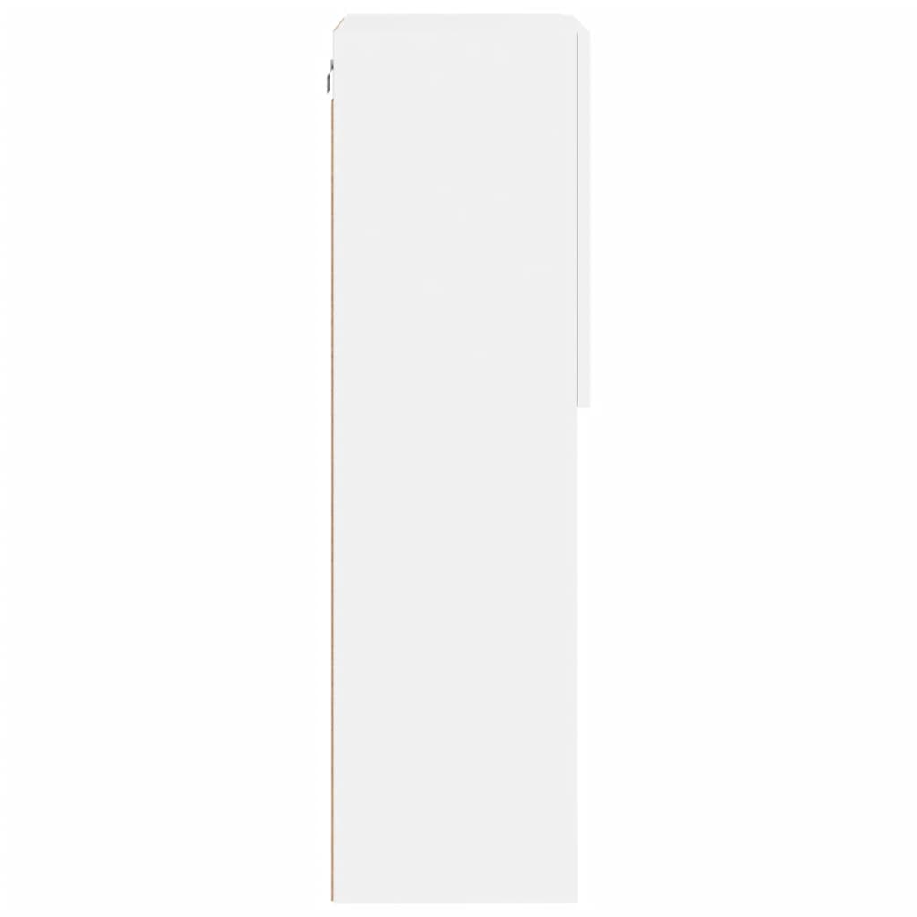 Tv-Meubel Met Led-Verlichting 40,5X30X02 Cm 1 40.5 x 30 x 102 cm Wit