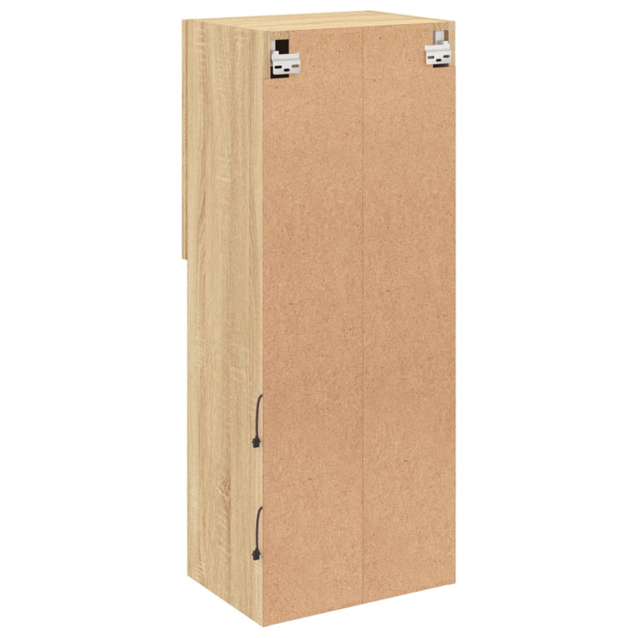 Tv-Meubel Met Led-Verlichting 40,5X30X02 Cm Kleur 1 40.5 x 30 x 102 cm Sonoma eiken