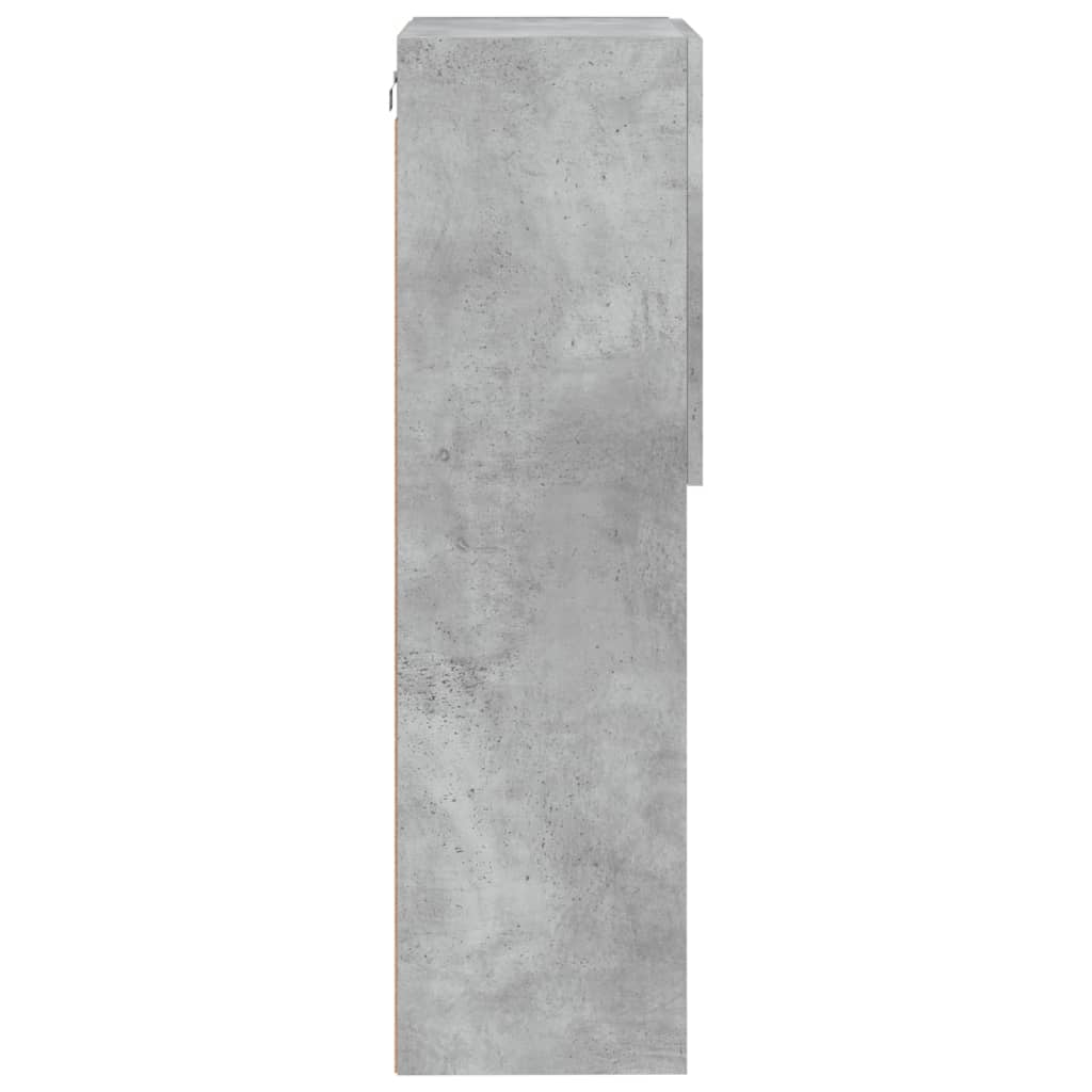 Tv-Meubel Met Led-Verlichting 40,5X30X02 Cm 1 40.5 x 30 x 102 cm Betongrijs