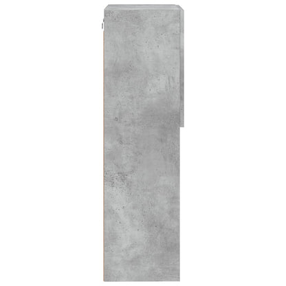 Tv-Meubel Met Led-Verlichting 40,5X30X02 Cm 1 40.5 x 30 x 102 cm Betongrijs