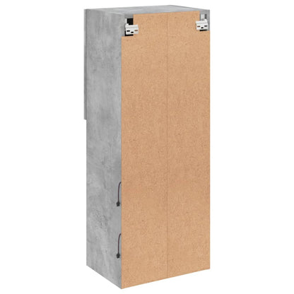 Tv-Meubel Met Led-Verlichting 40,5X30X02 Cm 1 40.5 x 30 x 102 cm Betongrijs