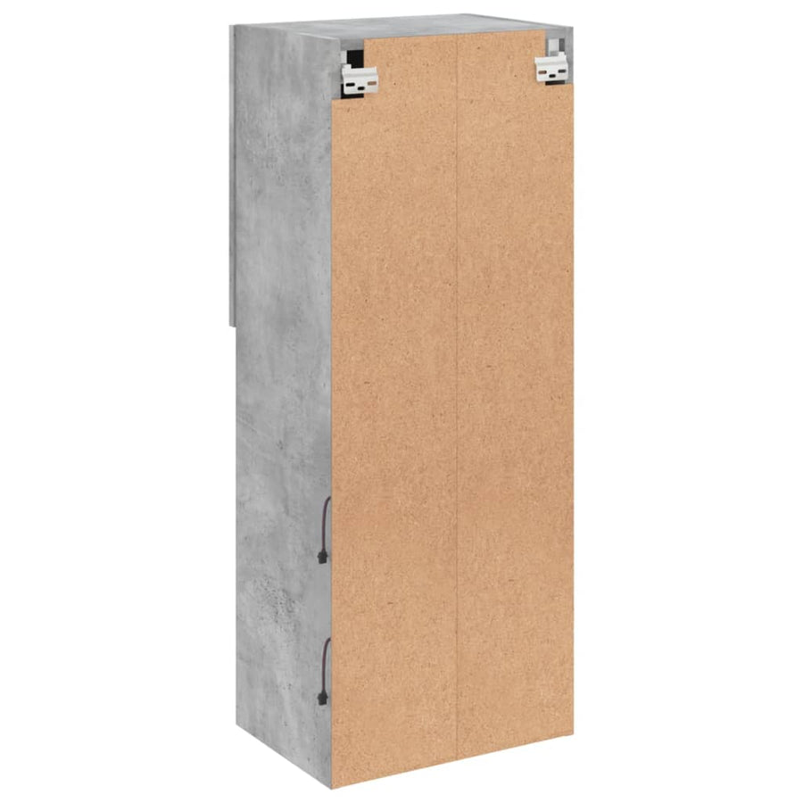 Tv-Meubel Met Led-Verlichting 40,5X30X02 Cm 1 40.5 x 30 x 102 cm Betongrijs