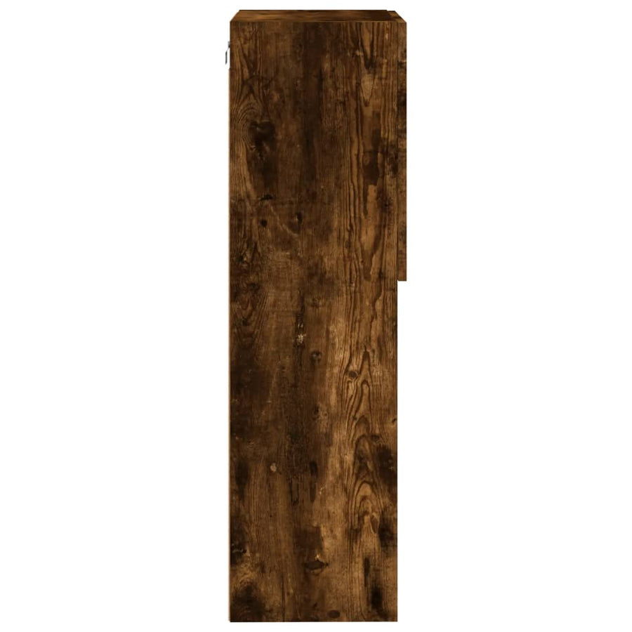 Tv-Meubel Led-Verlichting 40,5X30X02 Cm Kleurig 1 40.5 x 30 x 102 cm Gerookt eiken