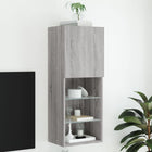 Tv-meubel 40.5x30x102 cm grijs sonoma eiken LED