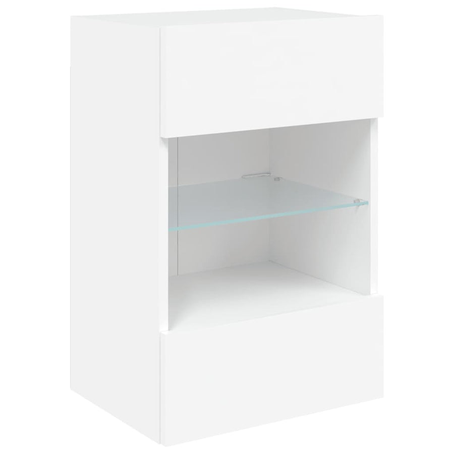 Tv-Meubel Met Led-Verlichting 40X30X60,5 Cm 1 40 x 30 x 60.5 cm Wit
