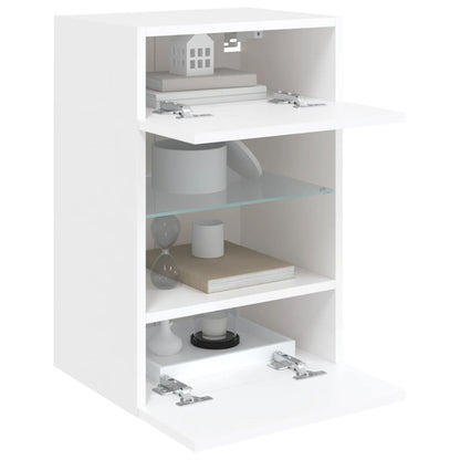 Tv-Meubel Met Led-Verlichting 40X30X60,5 Cm 1 40 x 30 x 60.5 cm Wit