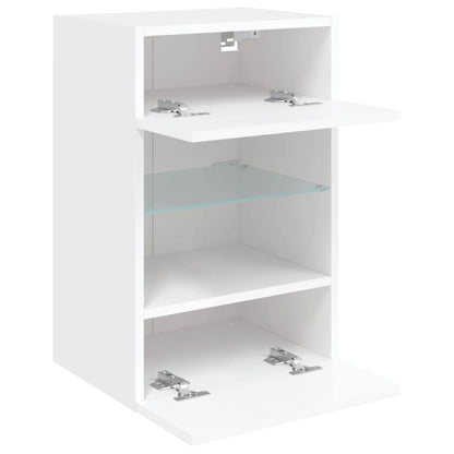 Tv-Meubel Met Led-Verlichting 40X30X60,5 Cm 1 40 x 30 x 60.5 cm Wit